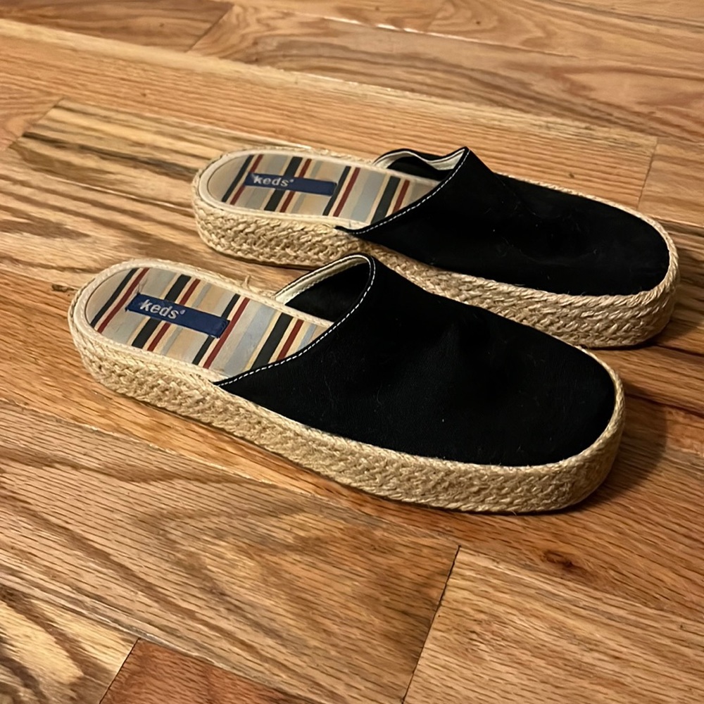 Keds Black Espadrilles